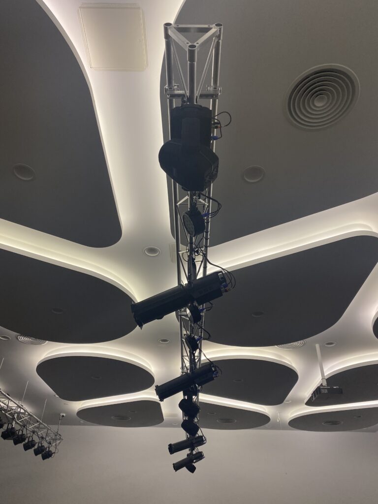 Truss and Light set up for our client